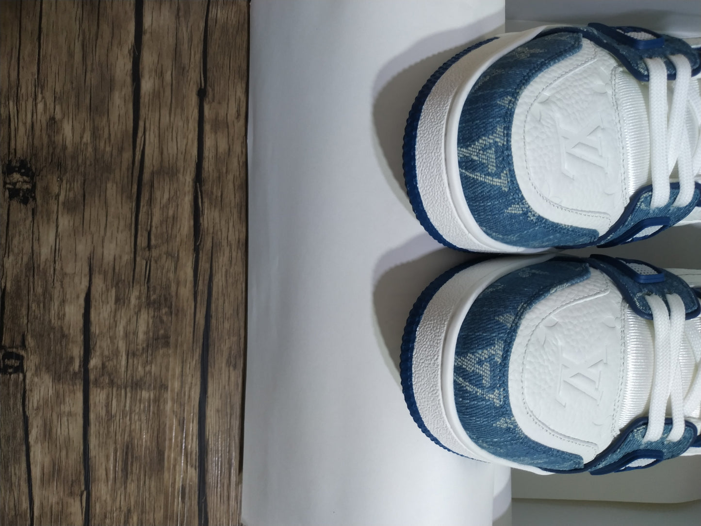 CHUNKY SKATE TRAINER “Blue Denim”