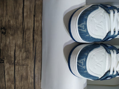 CHUNKY SKATE TRAINER “Blue Denim”