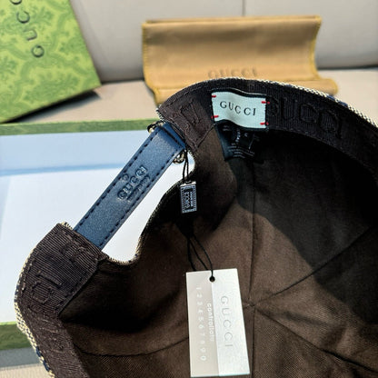 HERITAGE FIELD CAP “GG Canvas Beige & Blue”
