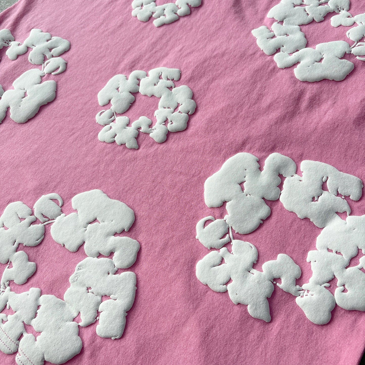 WASHED INDIGO SET “Pink”