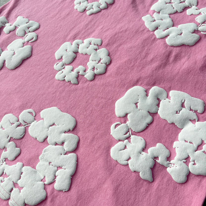 WASHED INDIGO SET “Pink”