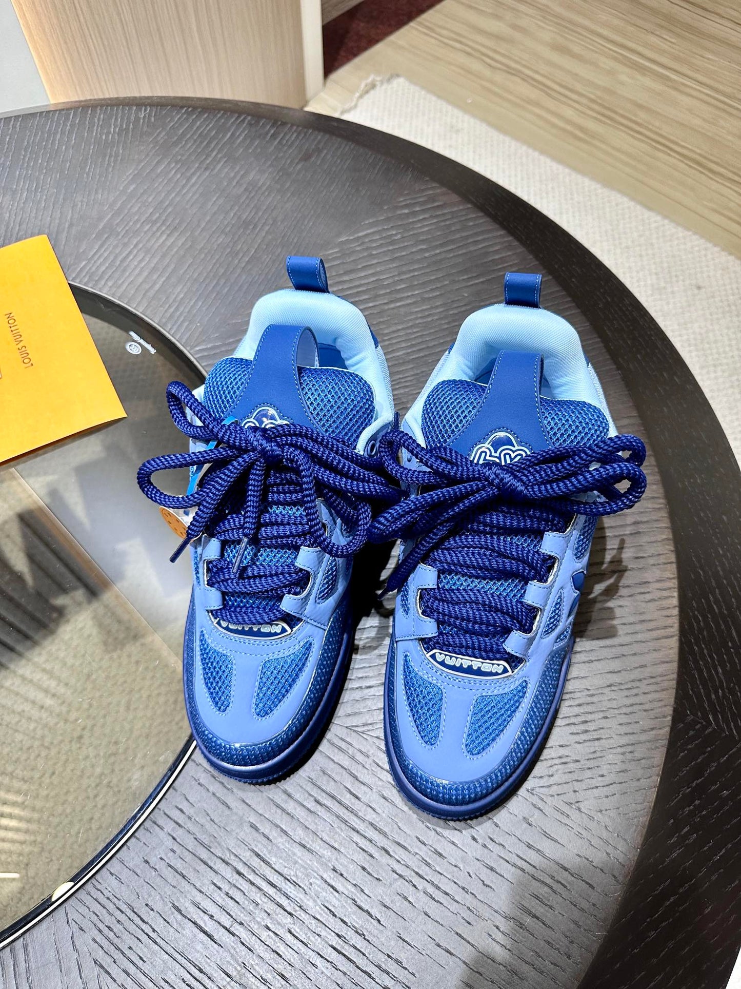 CHUNKY SKATE TRAINER “Blue”