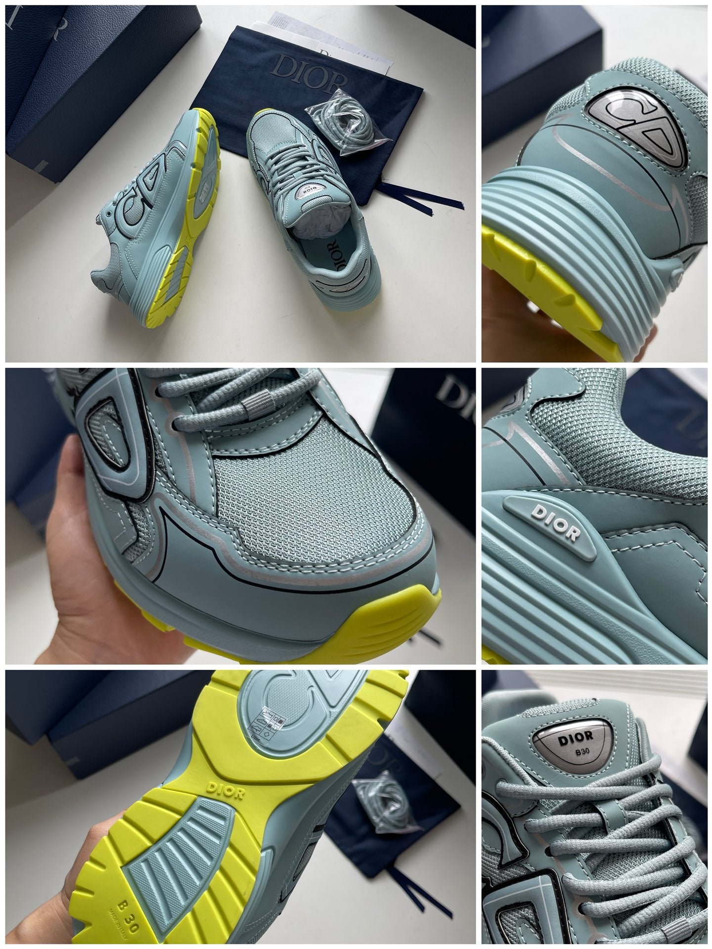 LOW RUNNER B30 “Light Blue Neon”