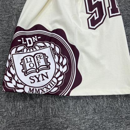 UTILITY GRAPHIC TEE “Burgundy Creme”