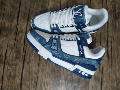 CHUNKY SKATE TRAINER “Blue Denim”