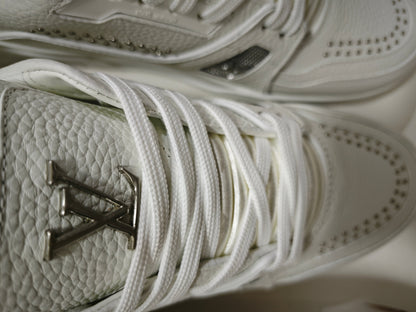 CHUNKY SKATE TRAINER “White Gray”