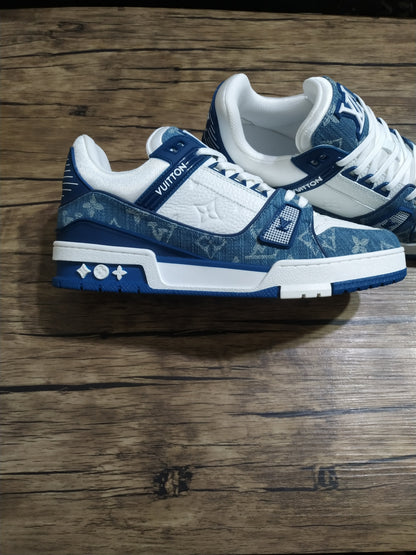 CHUNKY SKATE TRAINER “Blue Denim”