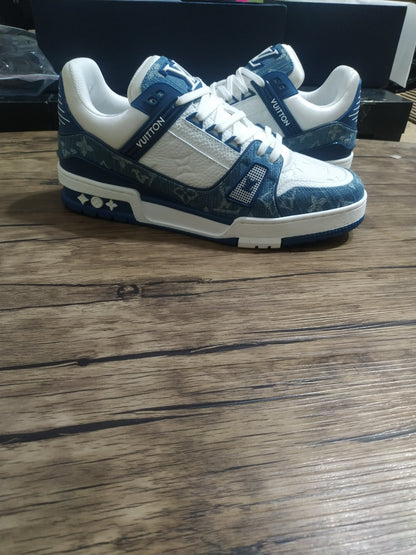 CHUNKY SKATE TRAINER “Blue Denim”