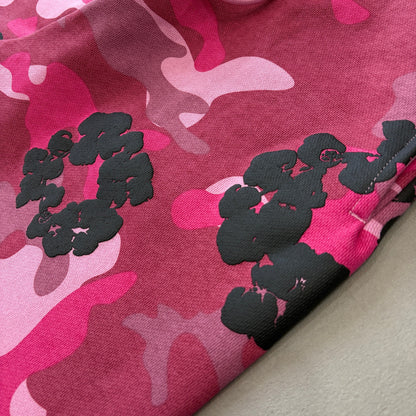 WASHED INDIGO SET “Camo Pink”