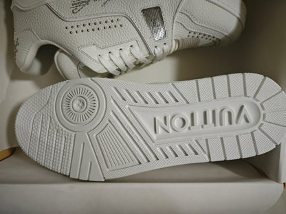 CHUNKY SKATE TRAINER “White Gray”
