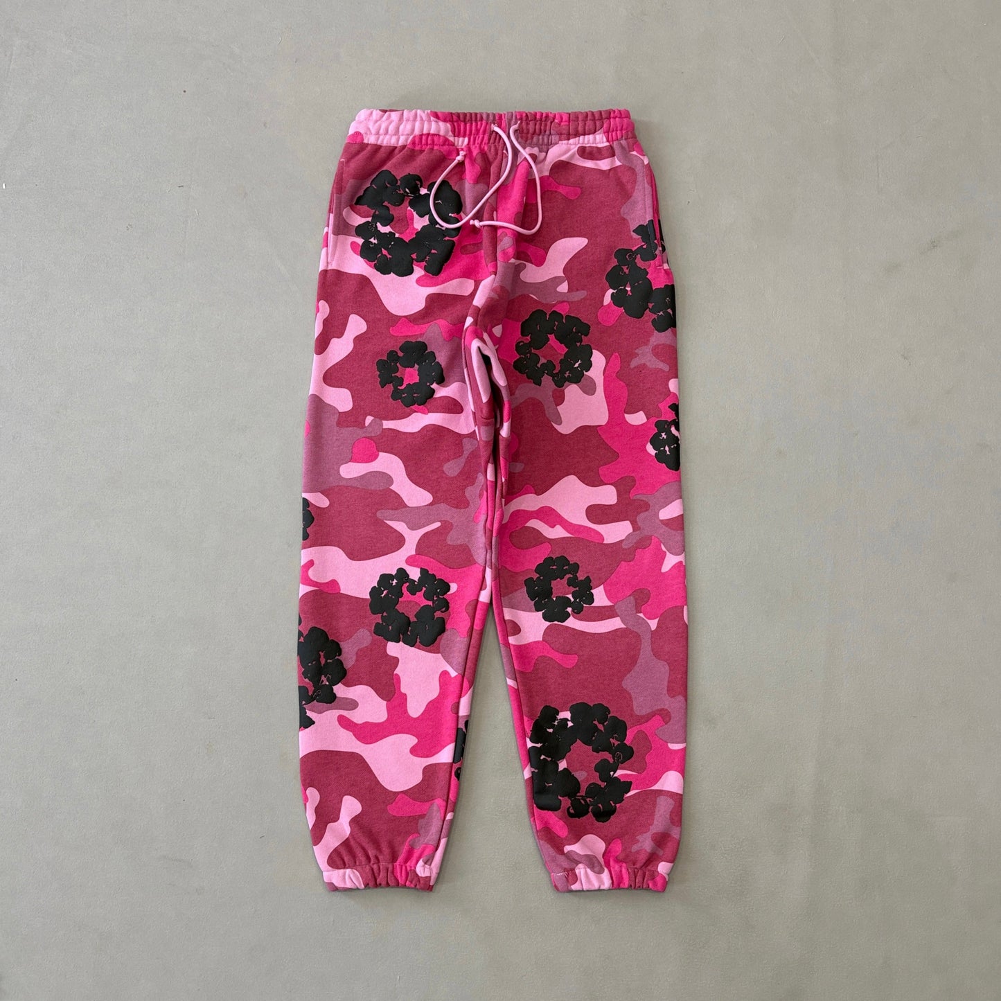 WASHED INDIGO SET “Camo Pink”