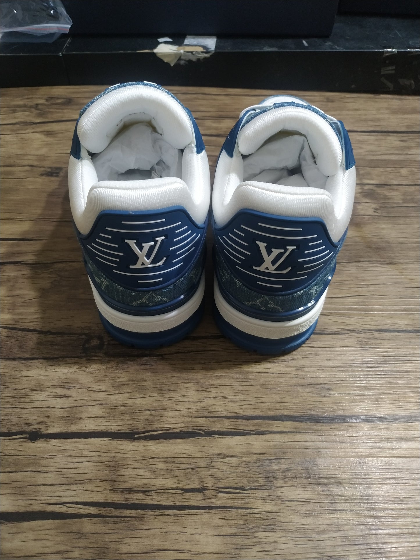 CHUNKY SKATE TRAINER “Blue Denim”