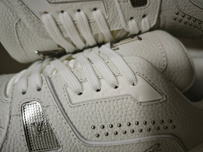 CHUNKY SKATE TRAINER “White Gray”