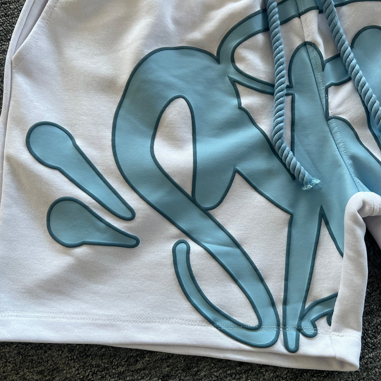 UTILITY SHORTS SET “Blue White”