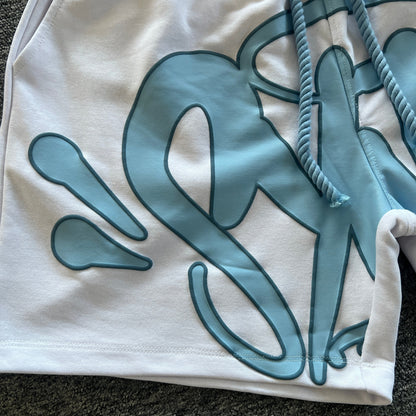 UTILITY SHORTS SET “Blue White”