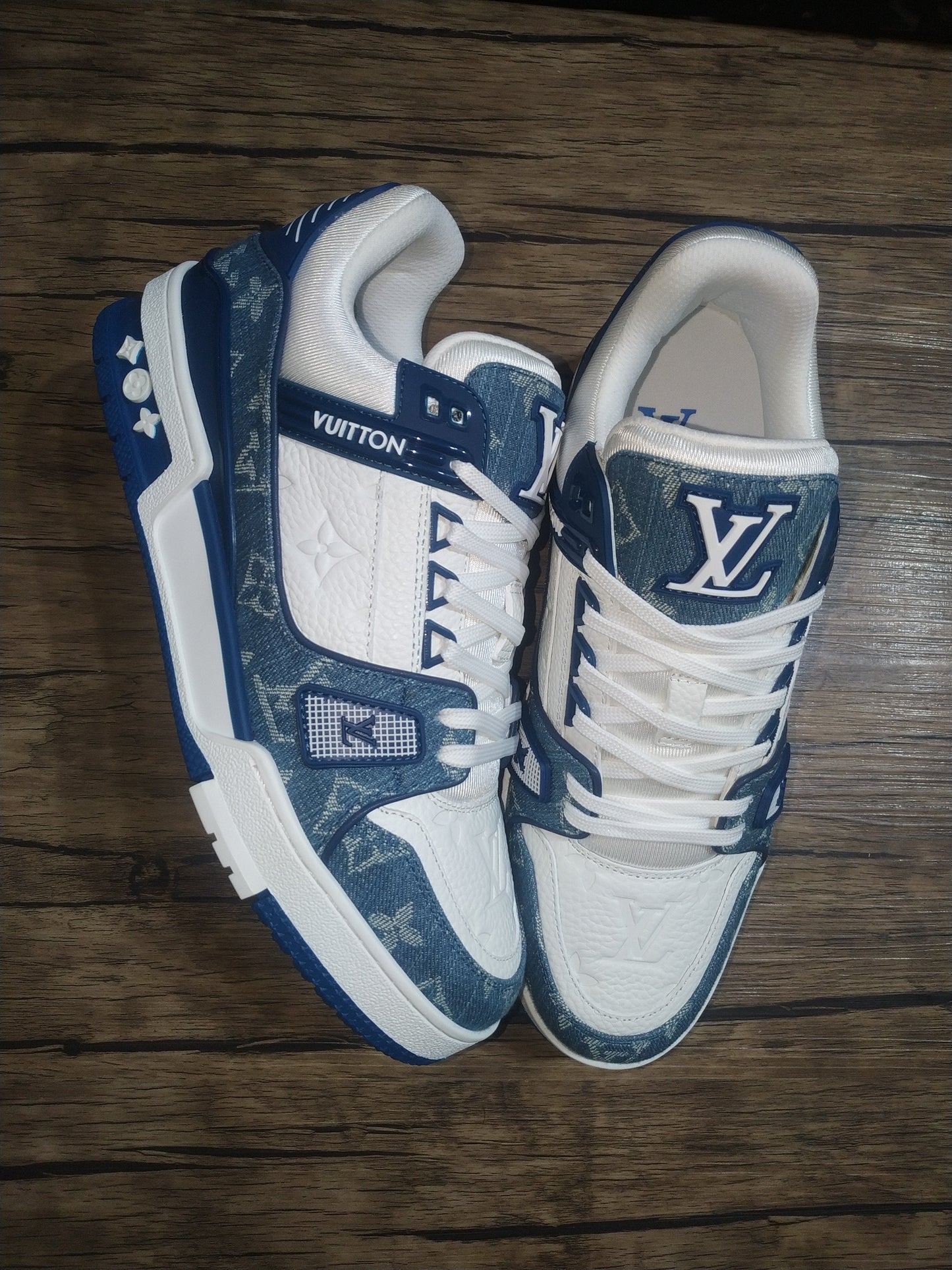 CHUNKY SKATE TRAINER “Blue Denim”