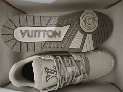 CHUNKY SKATE TRAINER “White Beige”