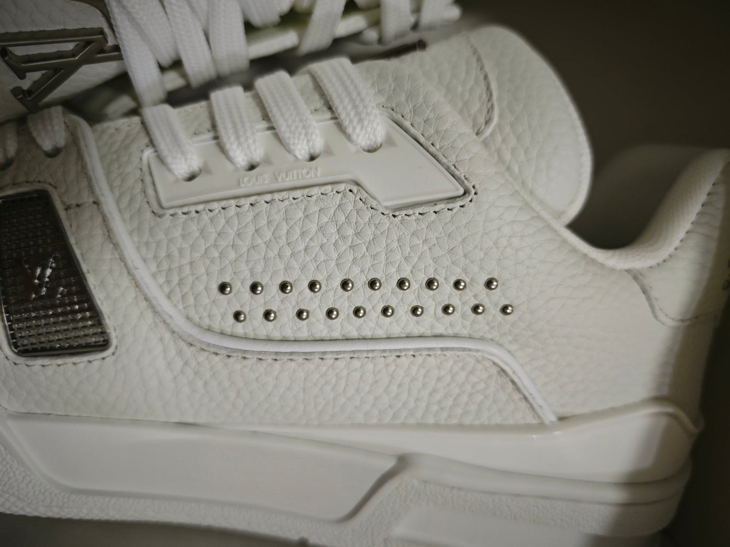 CHUNKY SKATE TRAINER “White Gray”