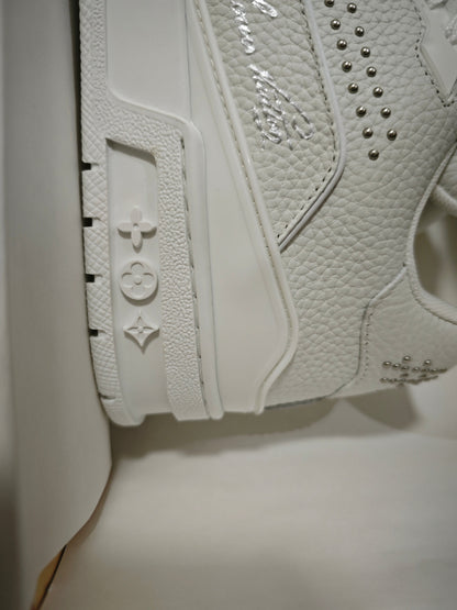 CHUNKY SKATE TRAINER “White Gray”