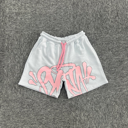 UTILITY SHORTS SET “Pink White”