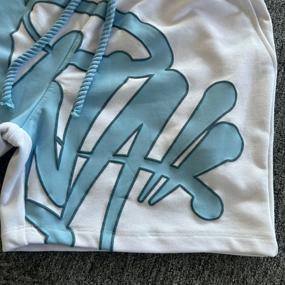 UTILITY SHORTS SET “Blue White”