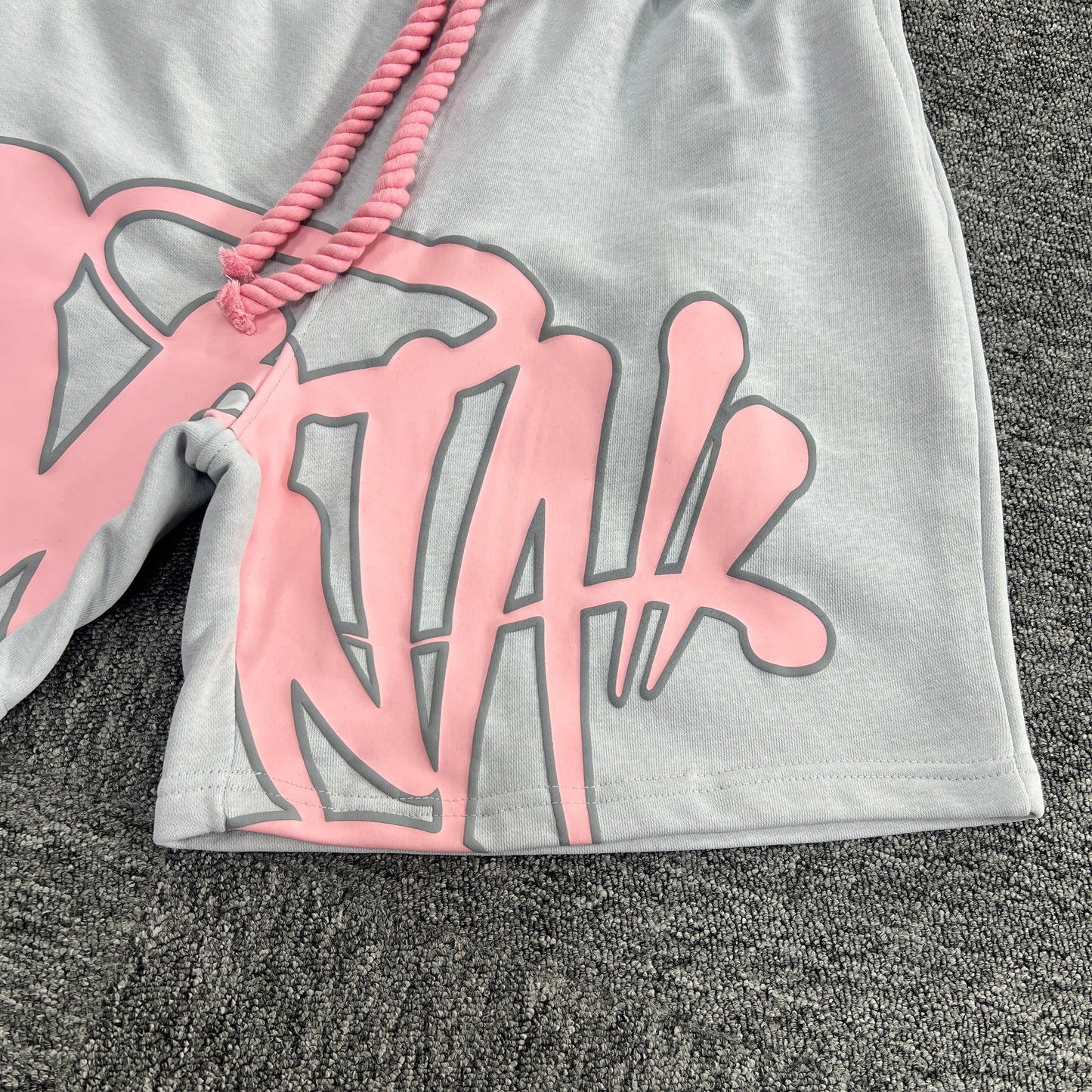 UTILITY SHORTS SET “Pink White”