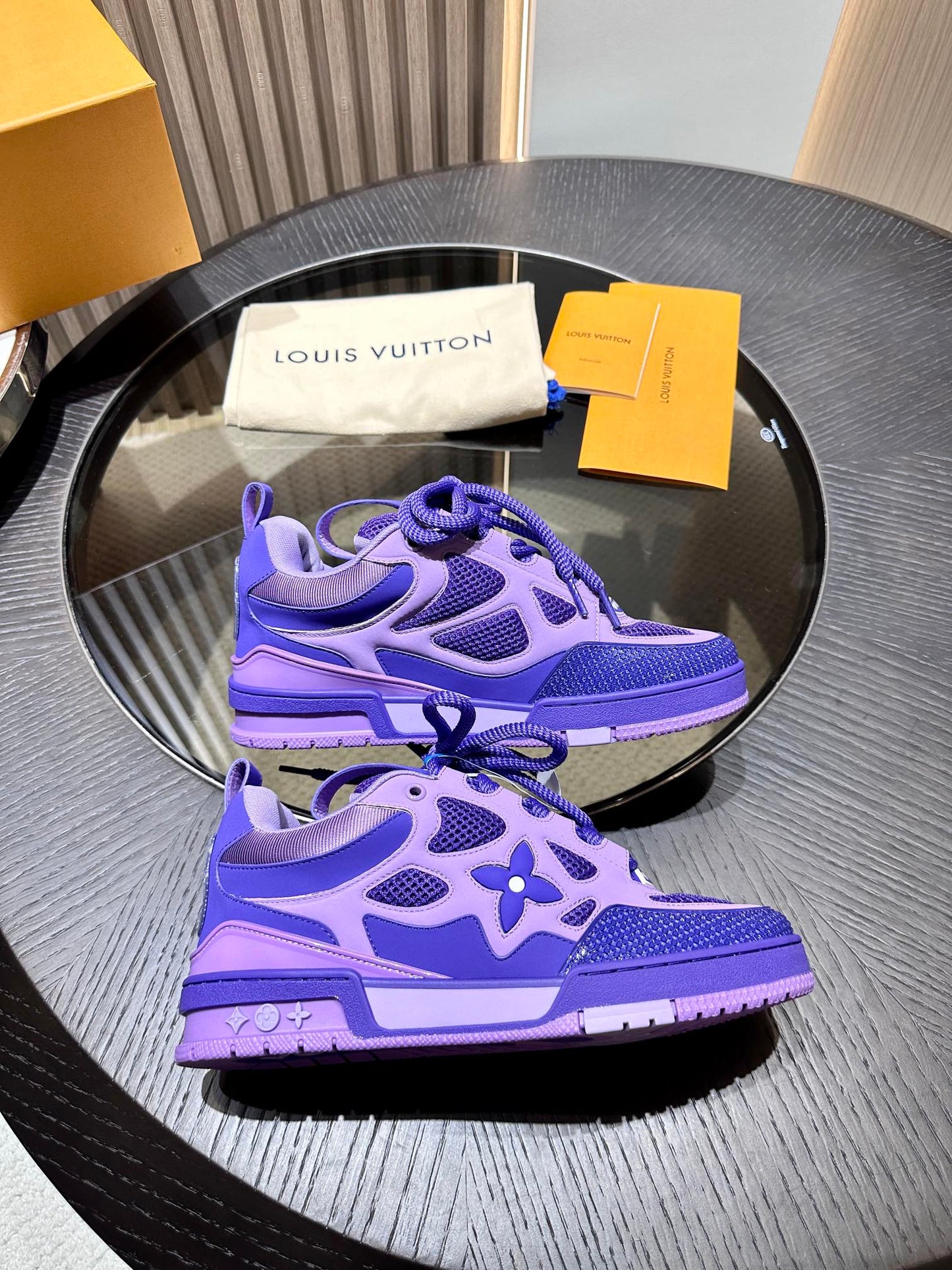 CHUNKY SKATE TRAINER “Violet”