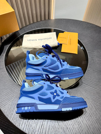 CHUNKY SKATE TRAINER “Blue”