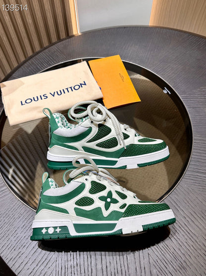 CHUNKY SKATE TRAINER “White Green”