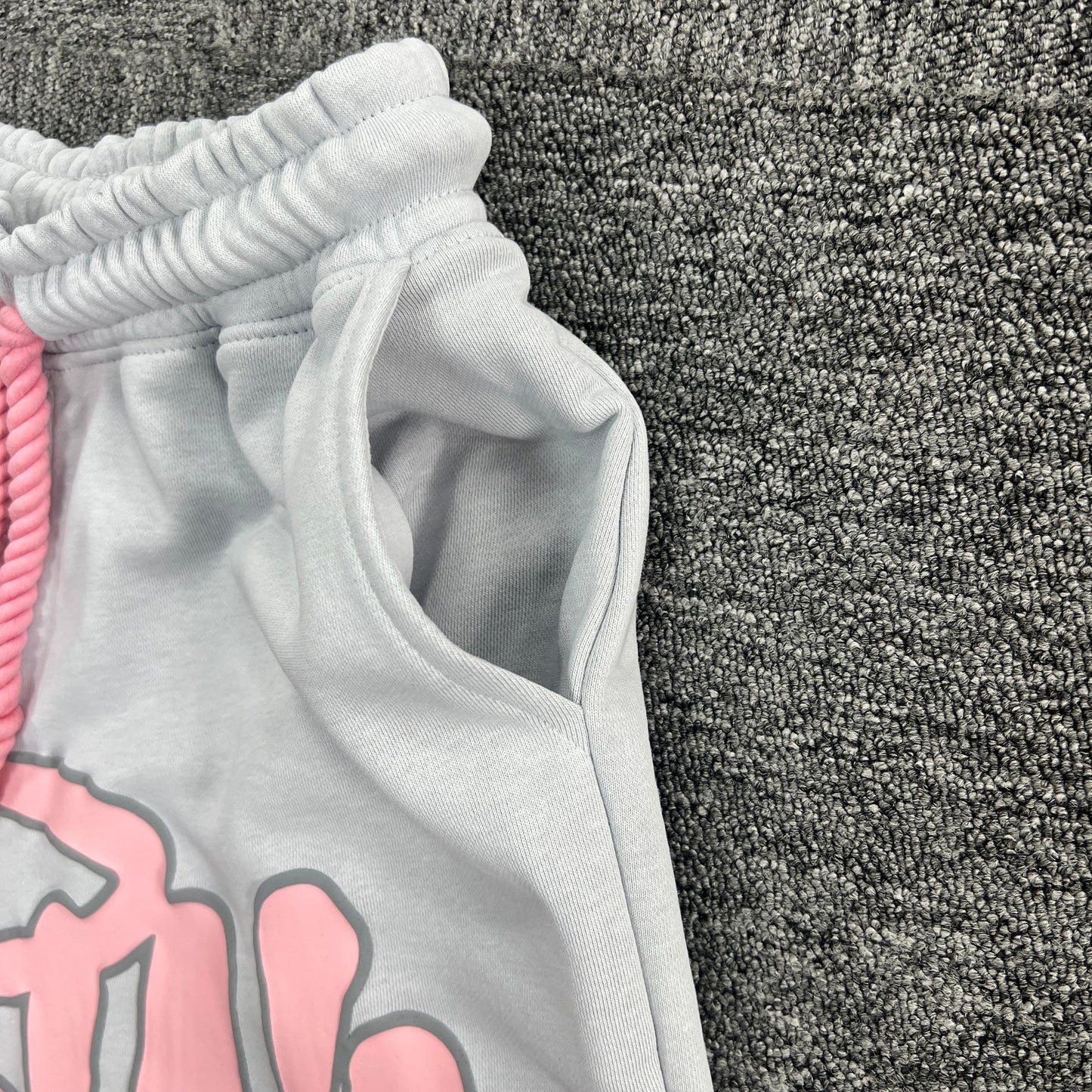 UTILITY SHORTS SET “Pink White”