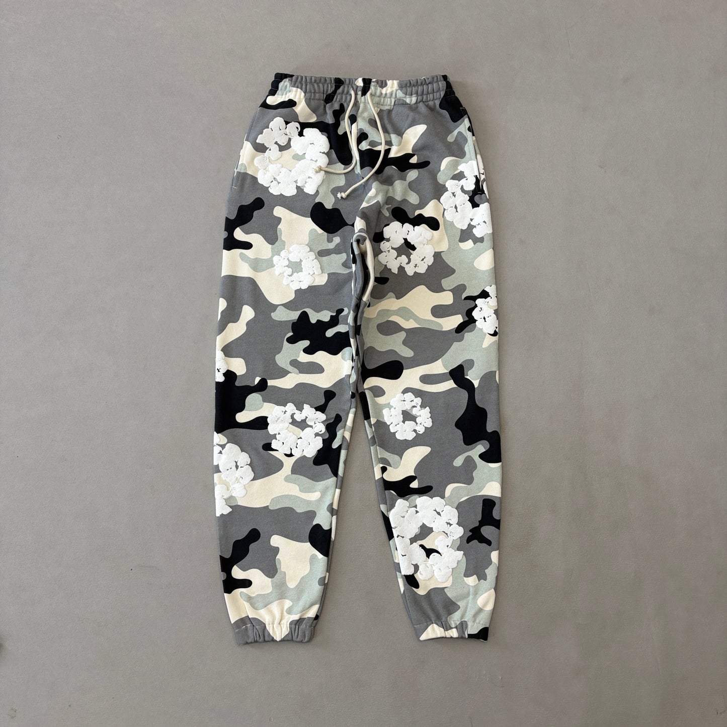 WASHED INDIGO SET “Camo White”