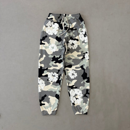 WASHED INDIGO SET “Camo White”