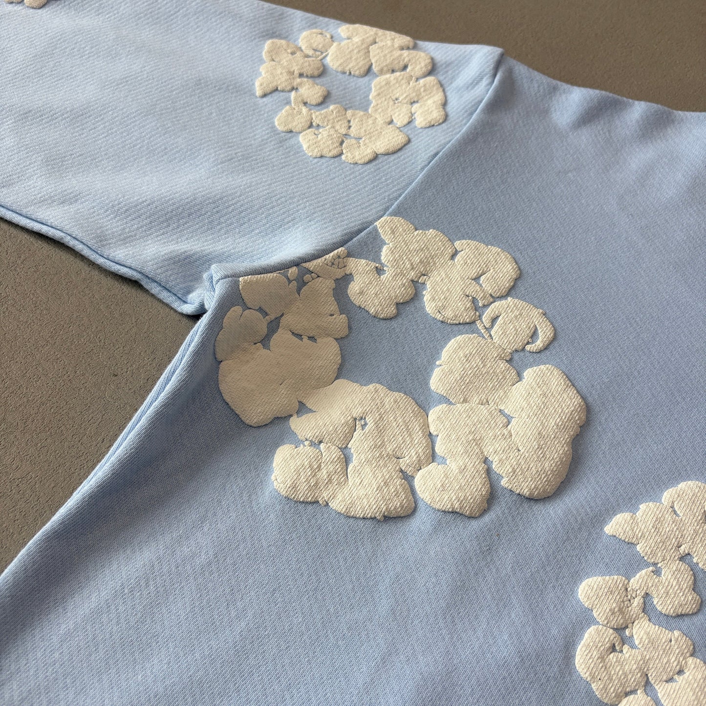 WASHED INDIGO SET “Powder Blue”