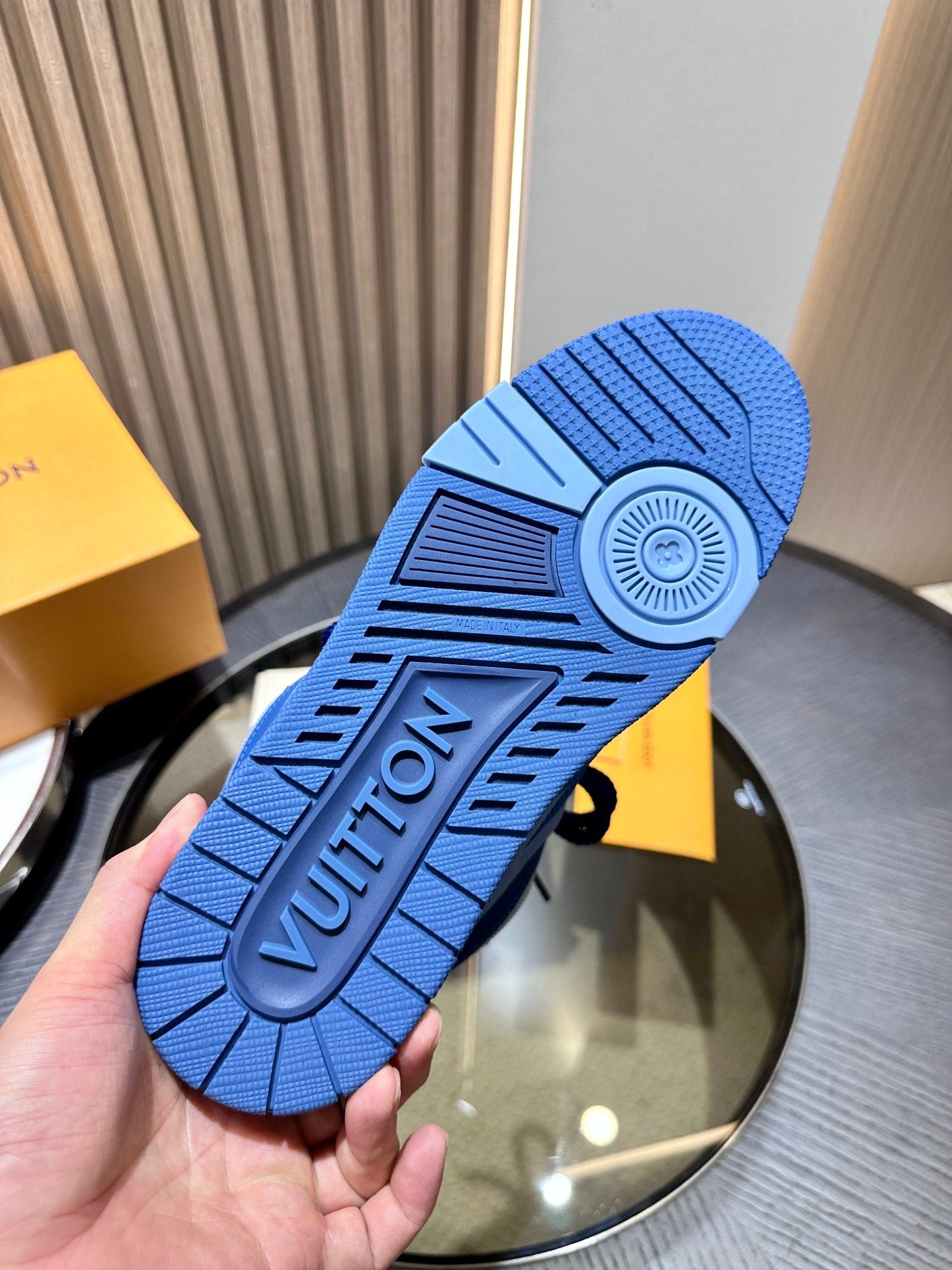 CHUNKY SKATE TRAINER “Blue”