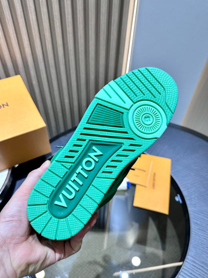 CHUNKY SKATE TRAINER “Green”