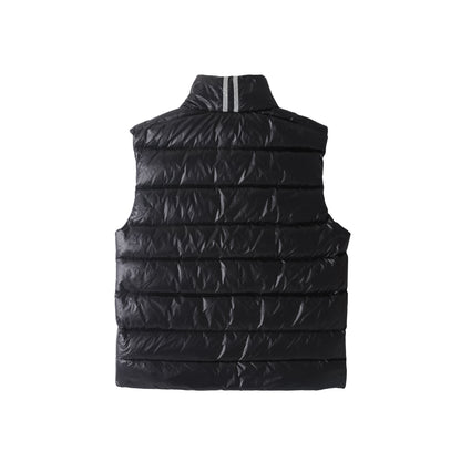 QUILTED DOWN VEST “Slate”