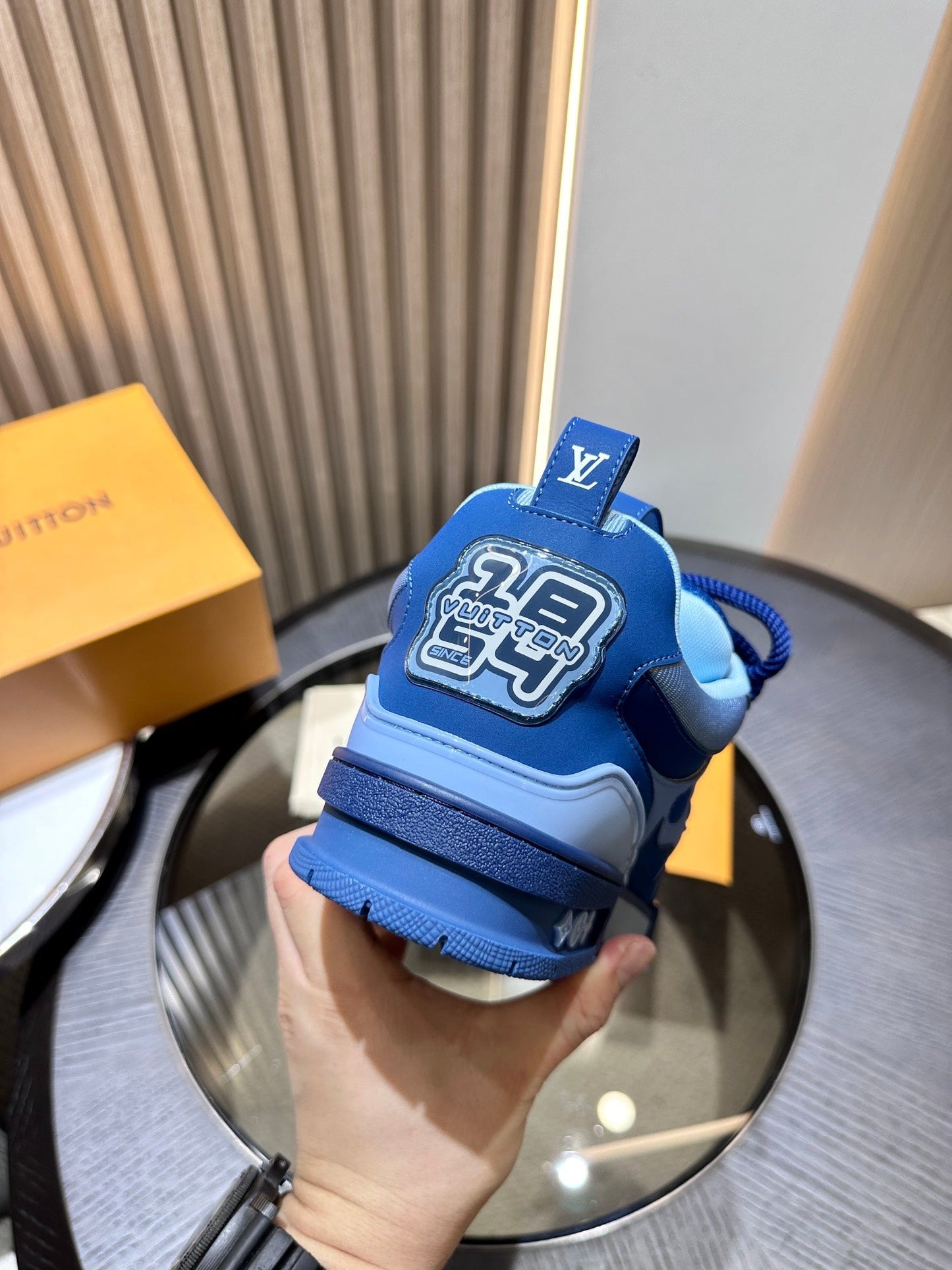 CHUNKY SKATE TRAINER “Blue”
