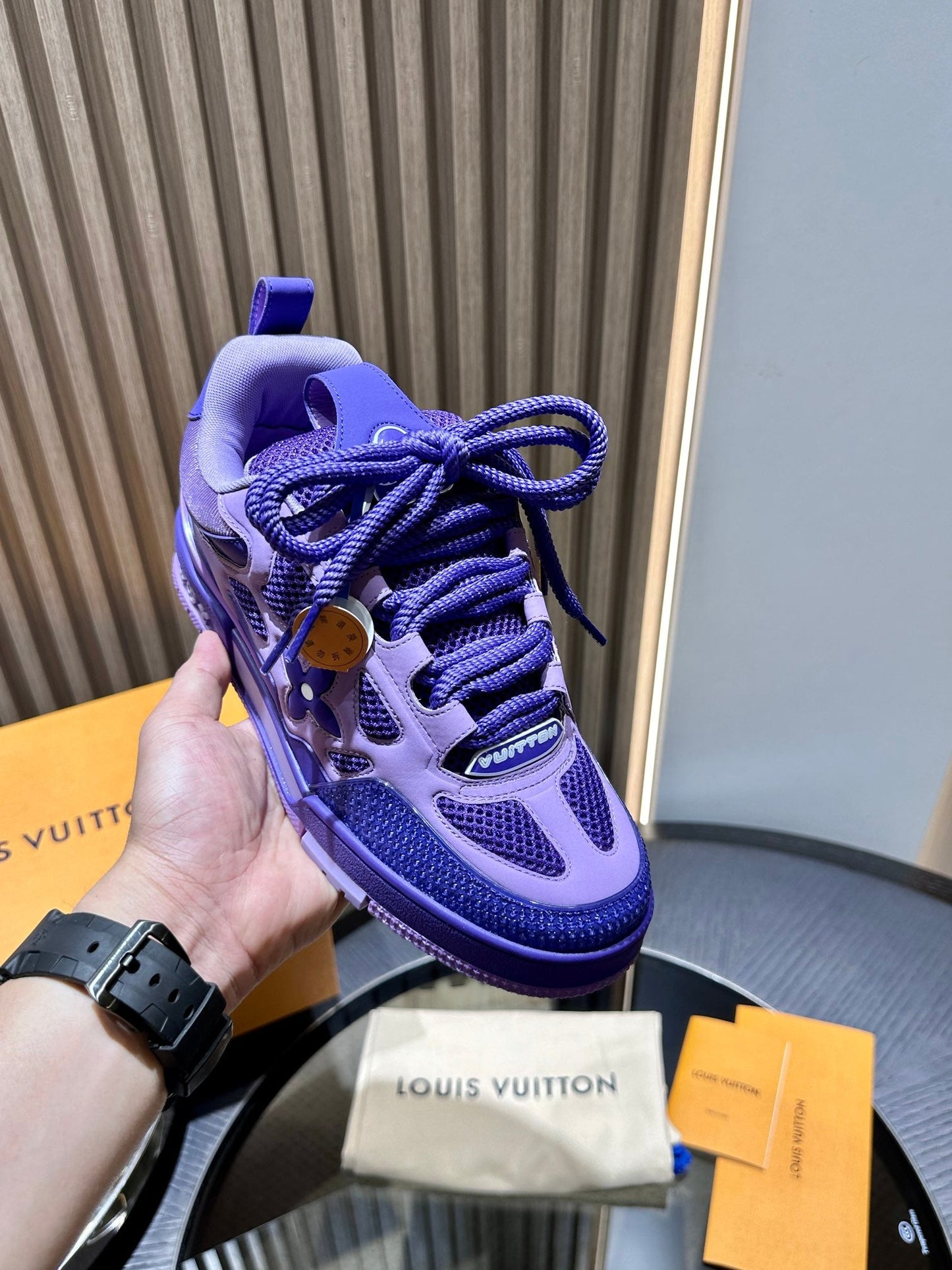 CHUNKY SKATE TRAINER “Violet”