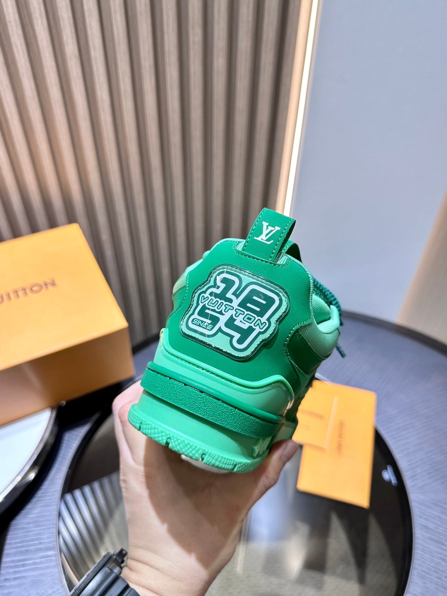 CHUNKY SKATE TRAINER “Green”