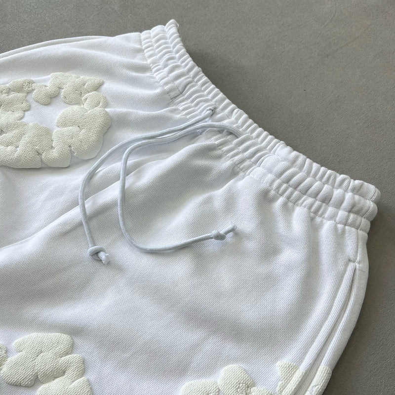 WASHED INDIGO SET “White”