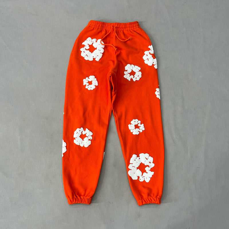 WASHED INDIGO SET “Orange”
