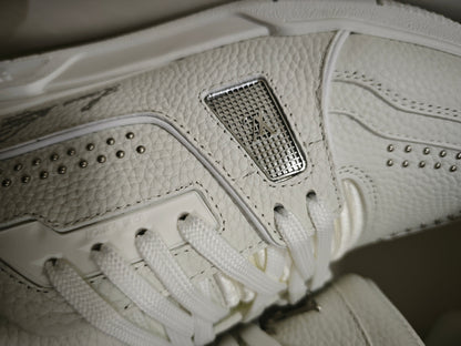 CHUNKY SKATE TRAINER “White Gray”