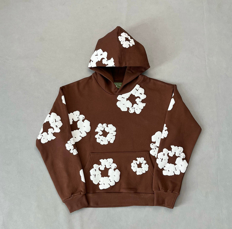 WASHED INDIGO SET “Brown”