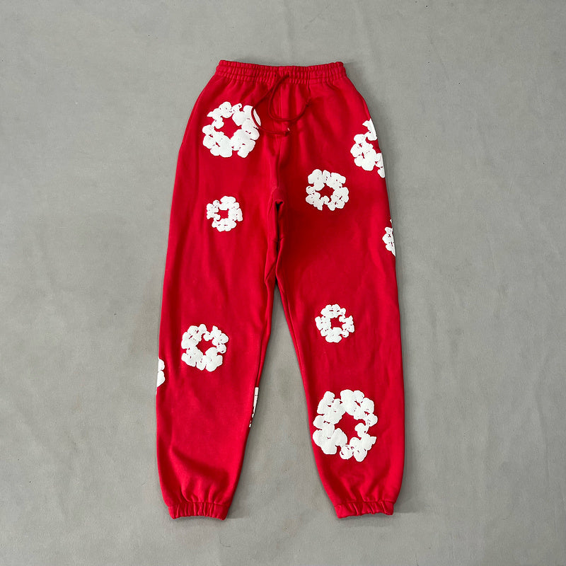 WASHED INDIGO SET “Red”