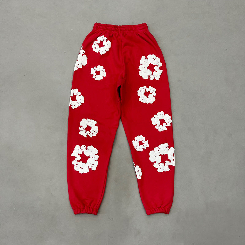 WASHED INDIGO SET “Red”
