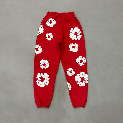 WASHED INDIGO SET “Red”