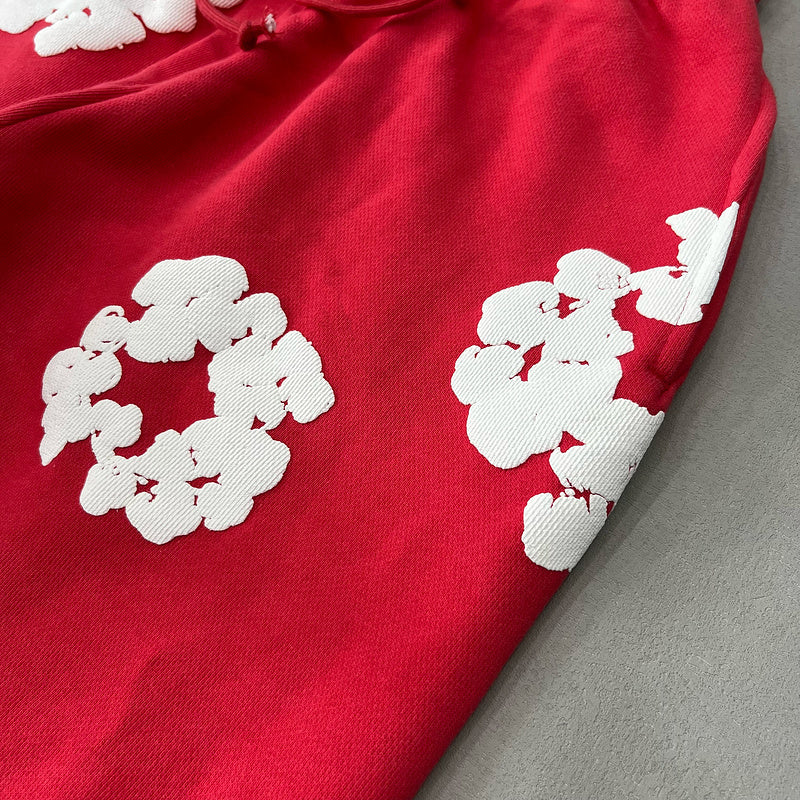 WASHED INDIGO SET “Red”
