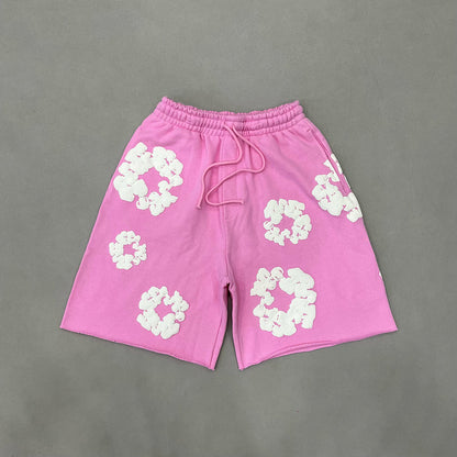 WASHED INDIGO SET “Pink”