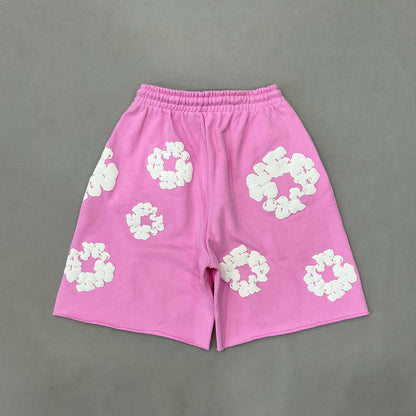 WASHED INDIGO SET “Pink”