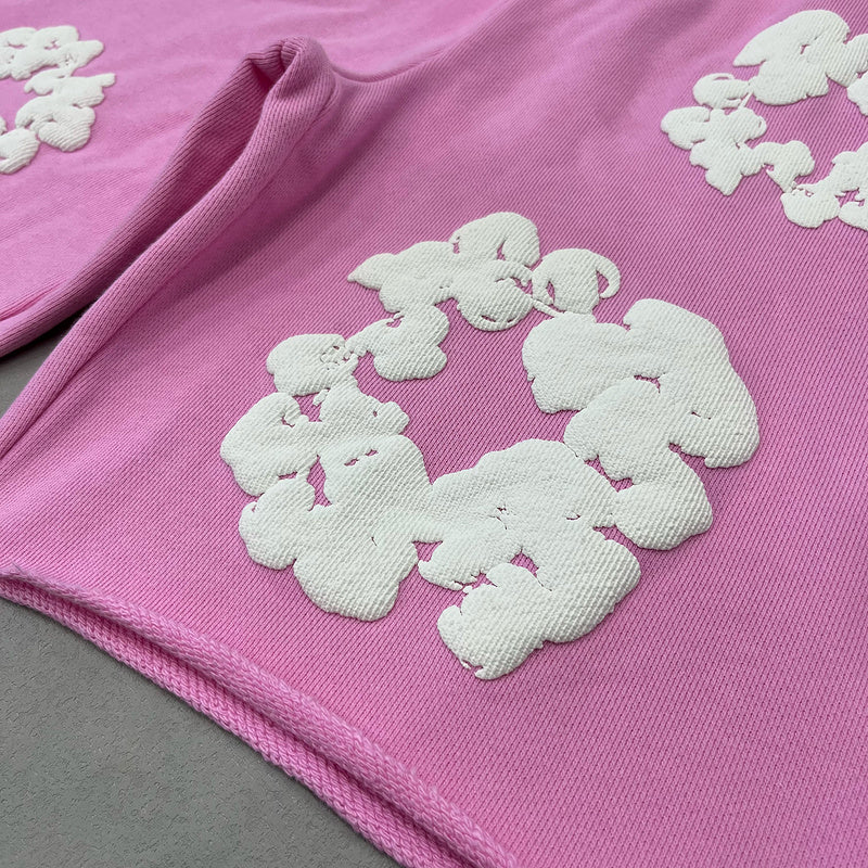 WASHED INDIGO SET “Pink”